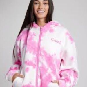 Pink Tie-Dye Women's Sweater